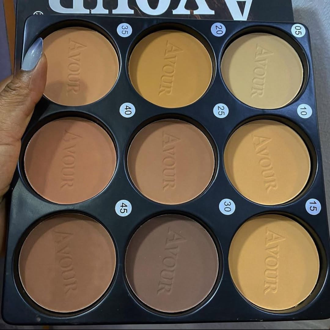 AVOUR 9 in 1 POWDER PALETTE