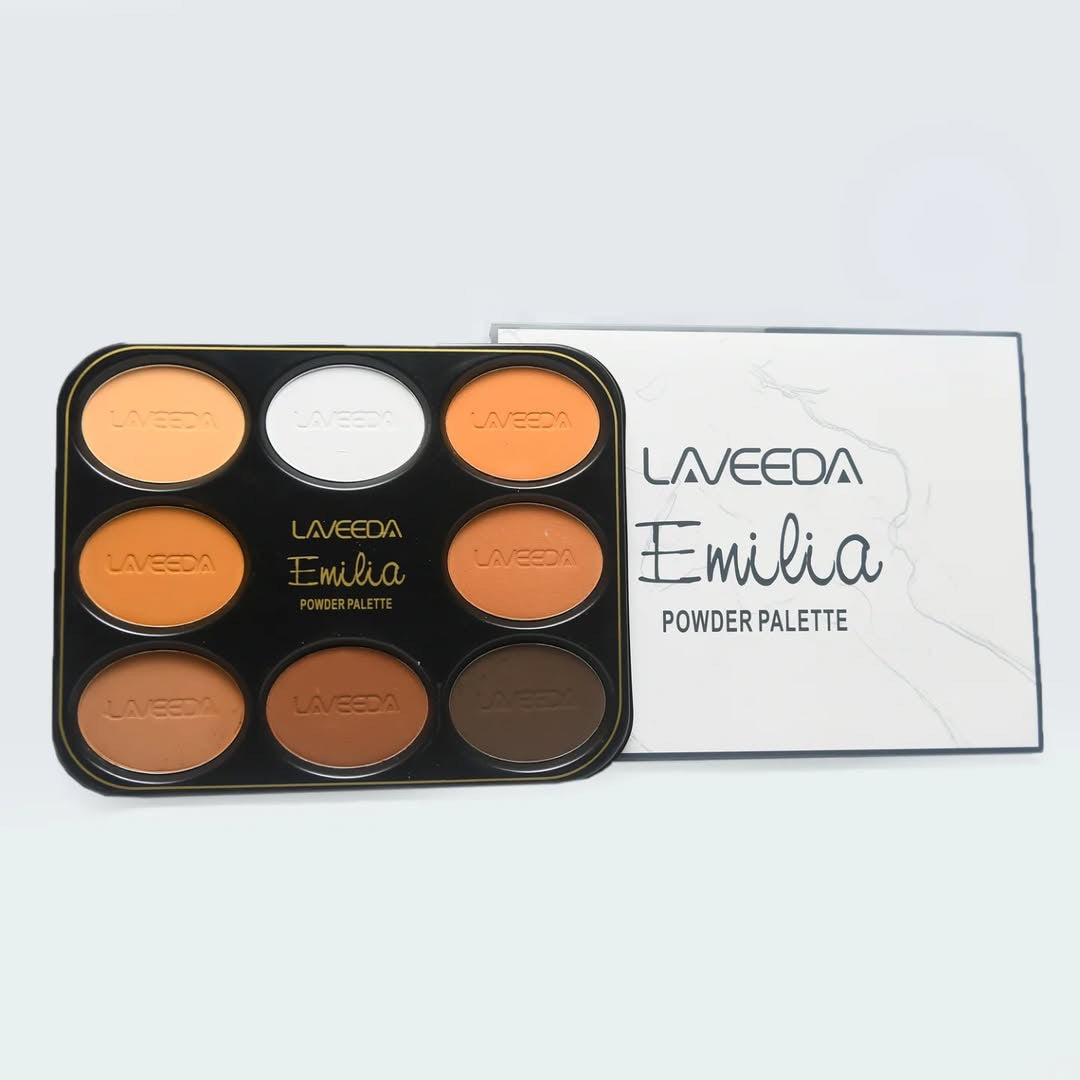 LAVEEDA 8 IN 1 POWDER PALETTE