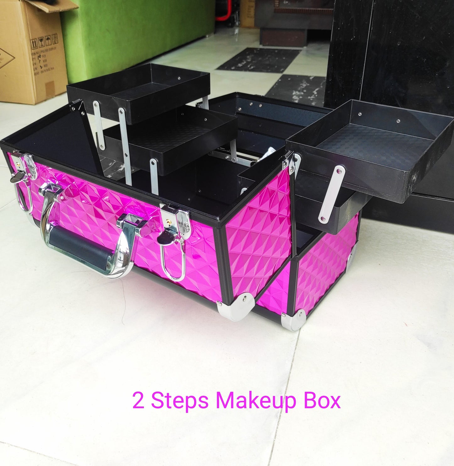 STEEL 2 STEP MAKE UP BOX