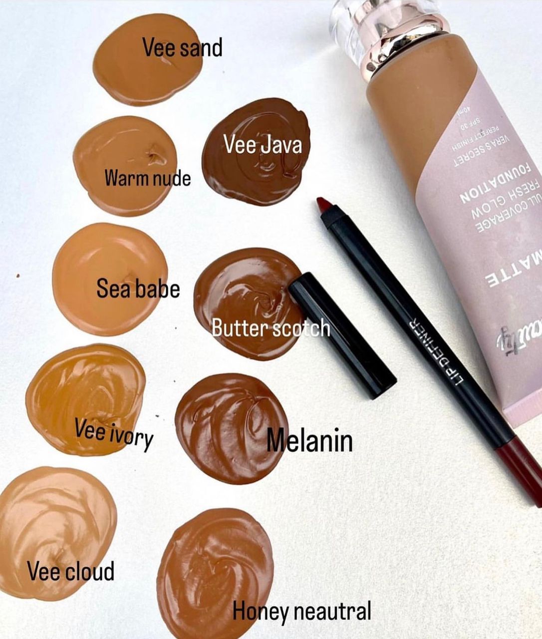 VEE BEAUTY PRO MATTE TUBE FOUNDATION