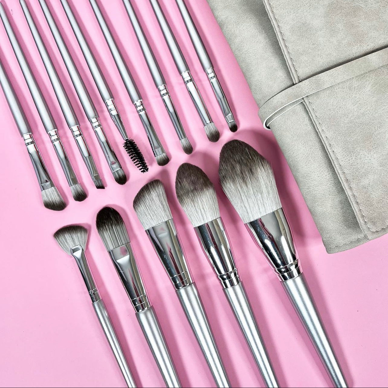 SILVER 12PCS BRUSH SET