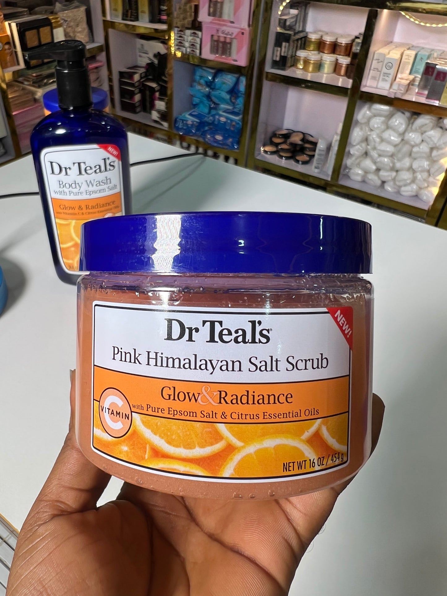 DR TEALS VITAMIN C SALT SCRUB