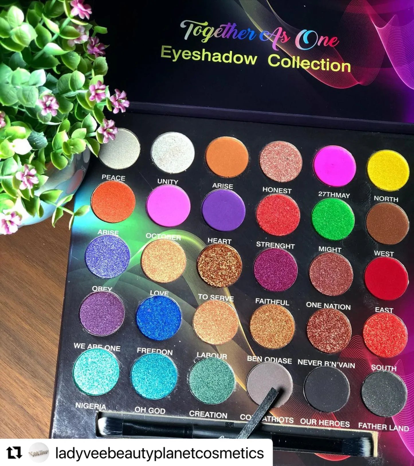 LVEE BEAUTY TOGETHER AS ONE EYESHADOW PALETTE