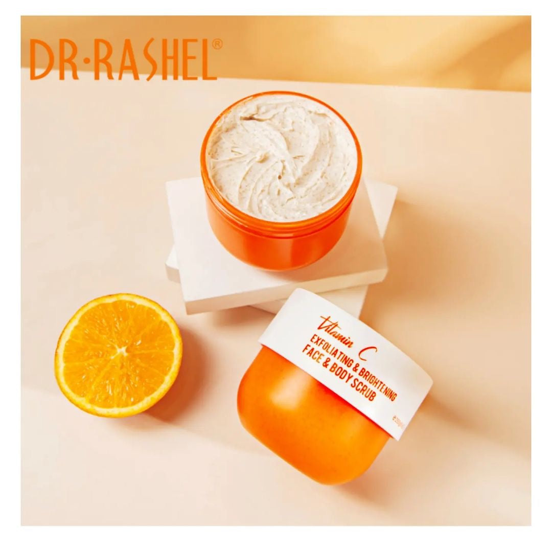 DR RASHEL VITAMIN C EXFOLIATING FACE AND BODY SCRUB