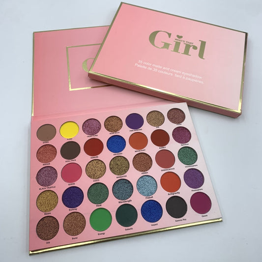 WHO'S THAT GIRL 35 COLORS EYESHADOW PALETTE